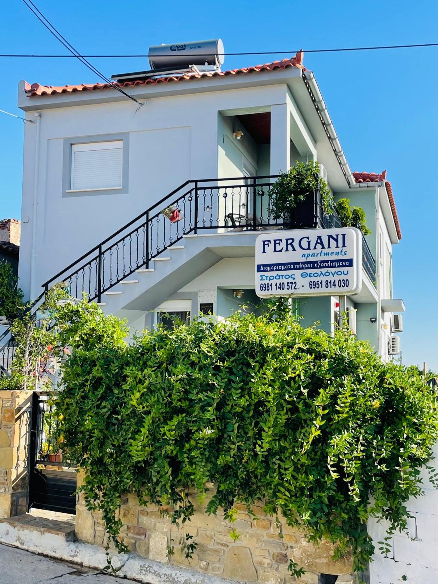 Fergani Apartments Moudhros Экстерьер фото